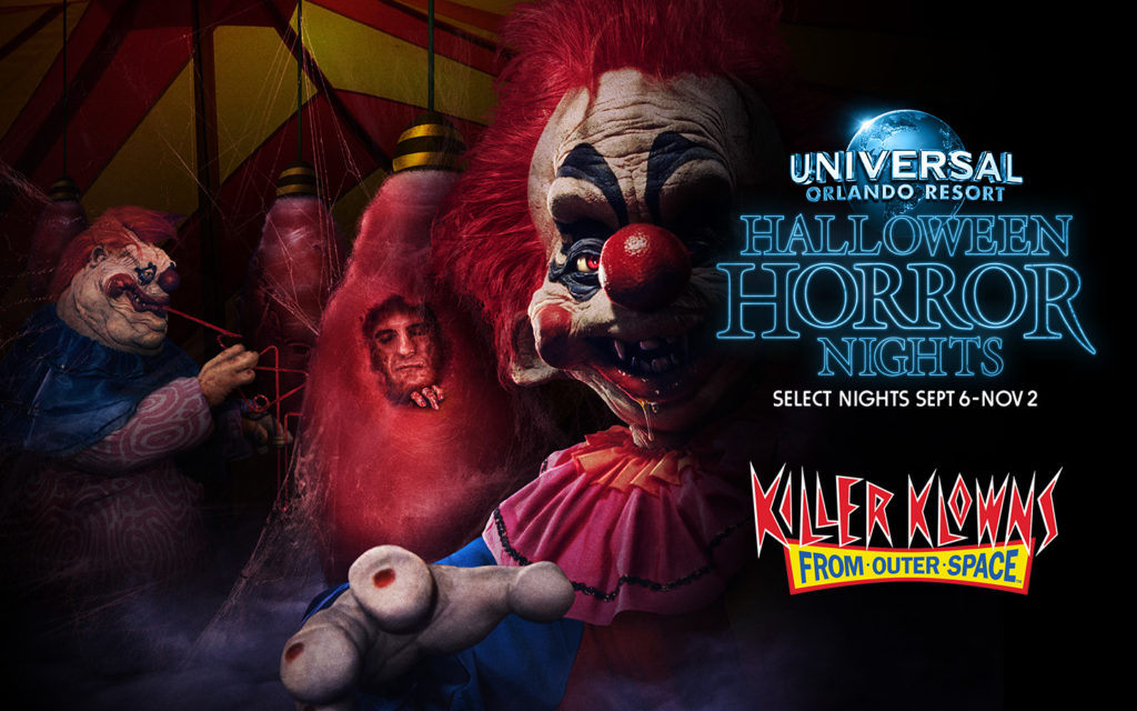 Killer Klowns from Outer Space house at Halloween Horror Nights 2019