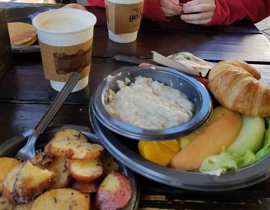 Porridge Breakfast at The Wizarding World of Harry Potter - Hogsmeade