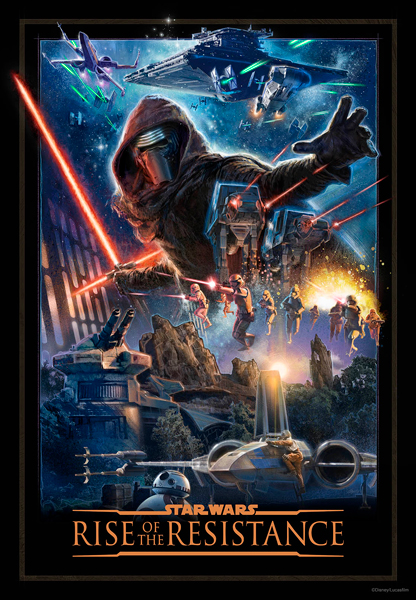 Star Wars: Rise of the Resistance in Star Wars: Galaxy's Edge at Disney