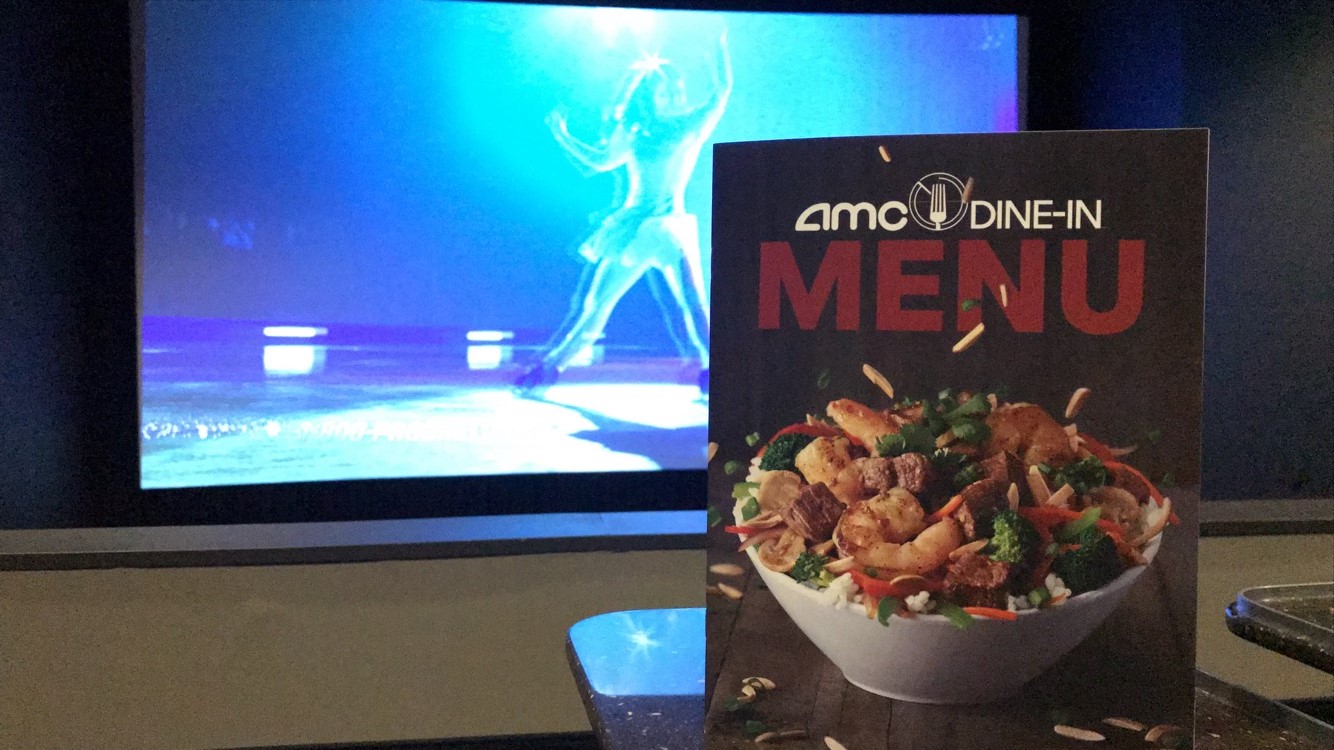 Dinner and a movie at AMC Dine-In Theaters