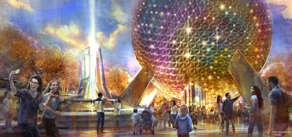 New Epcot entrance