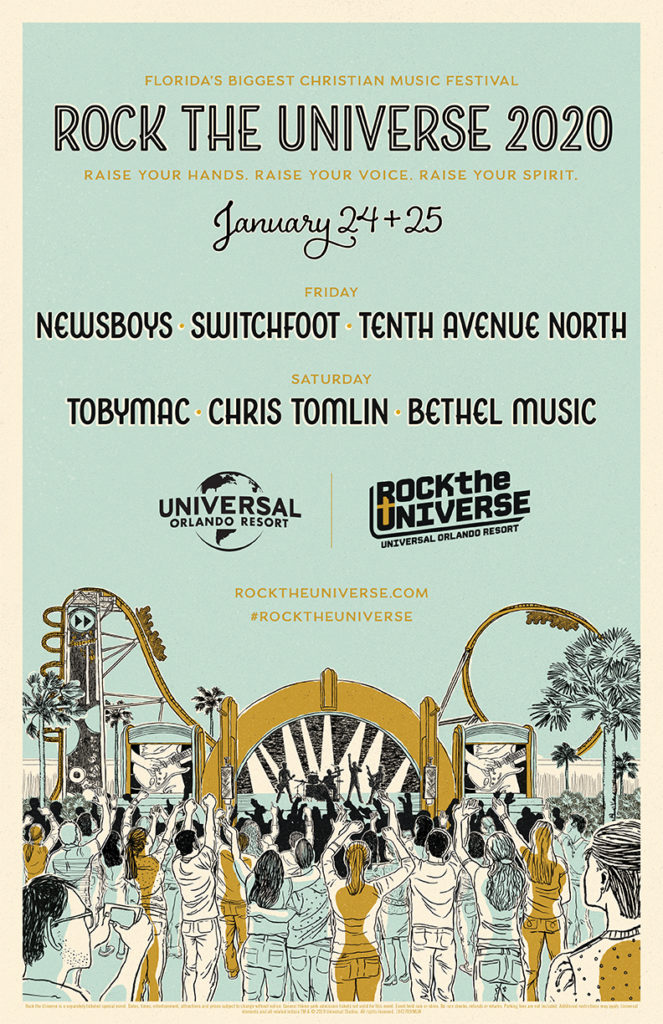 Rock the Universe 2020 concert lineup