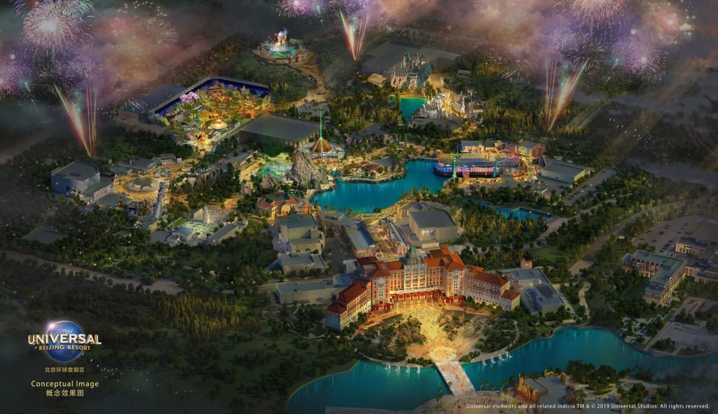 Universal Studios Beijing layout