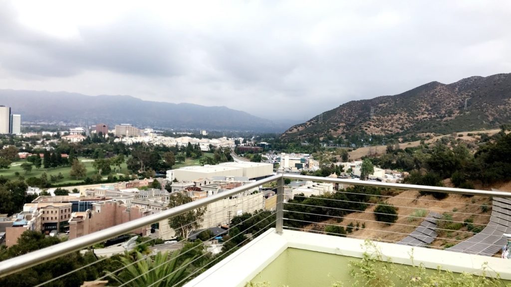 Universal Studios Hollywood from the escalators