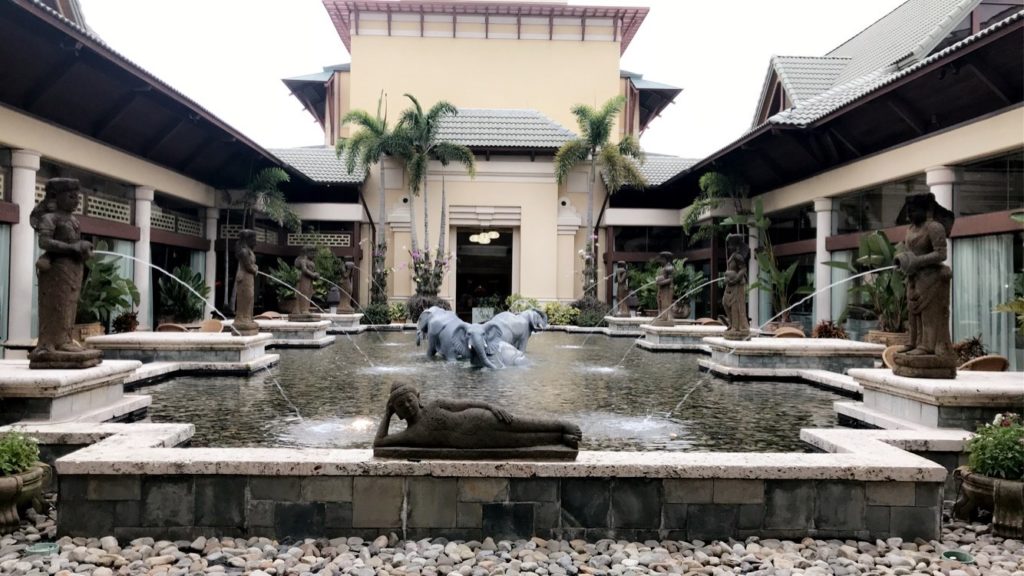 The Serenity Fountain at Royal Pacific Resort