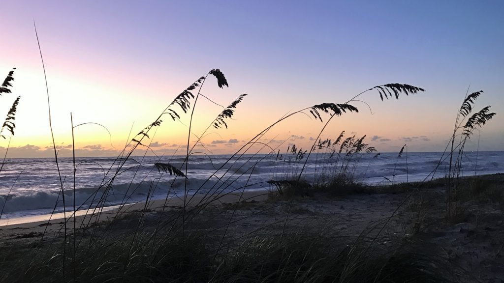 Cocoa Beach at sunrise