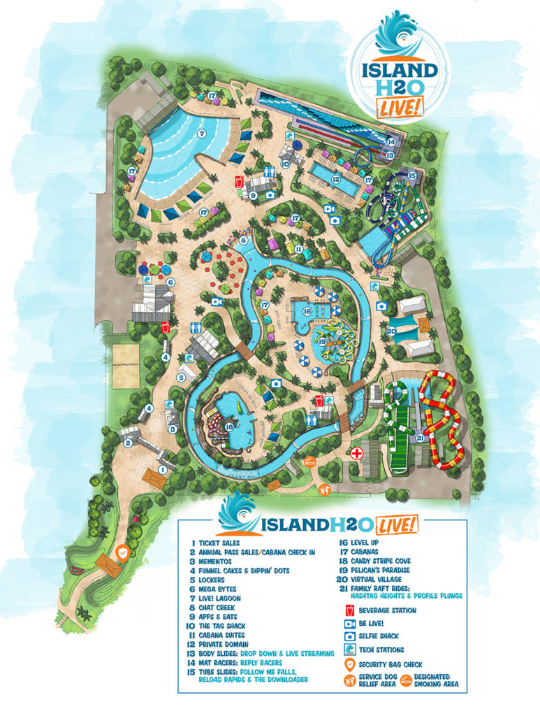 Island H2O Live! map