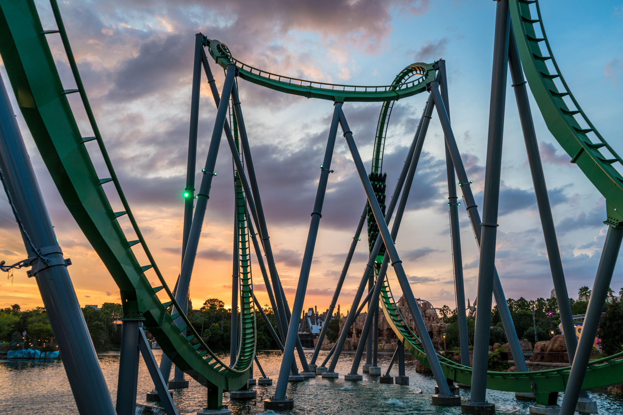 The Incredible Hulk Coaster at Universal's Islands of Adventure