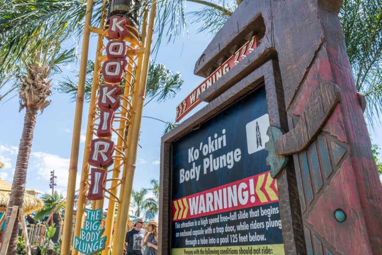 Ko'okiri Body Plunge at Universal Volcano Bay | Orlando Informer
