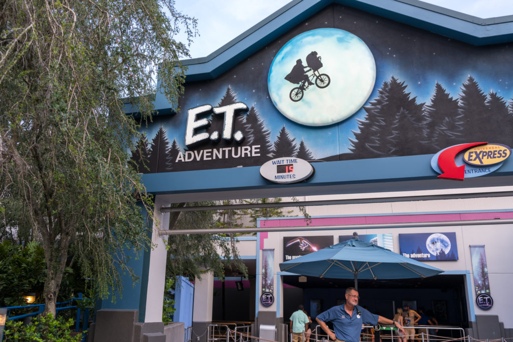 E.T. Adventure entrance.