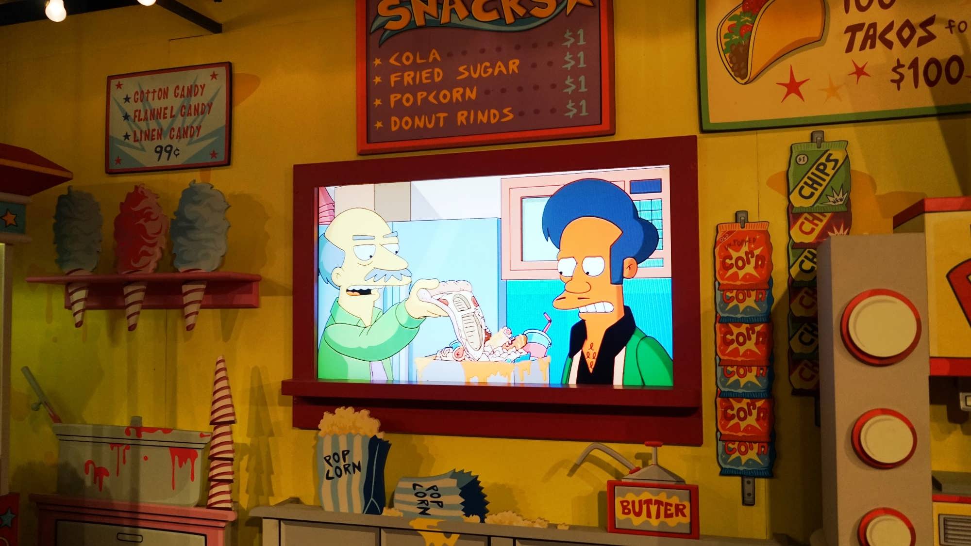 the simpsons ride inside