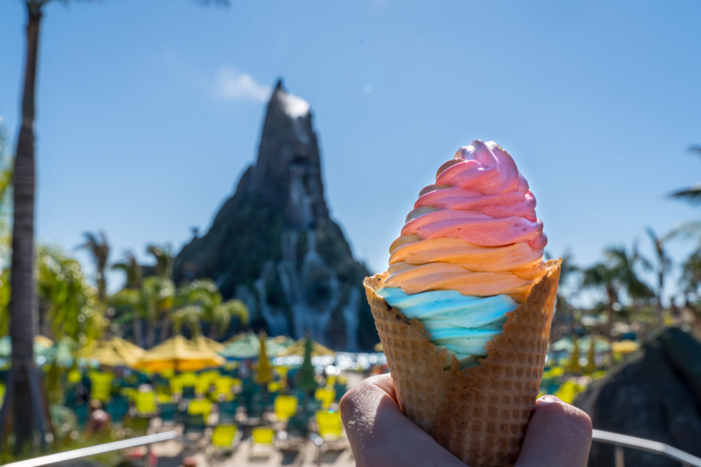 Waturi Fusion ice cream at Volcano Bay