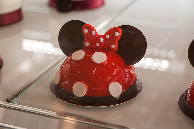 A Minnie Cake at Amorette's Patisserie in Disney Springs