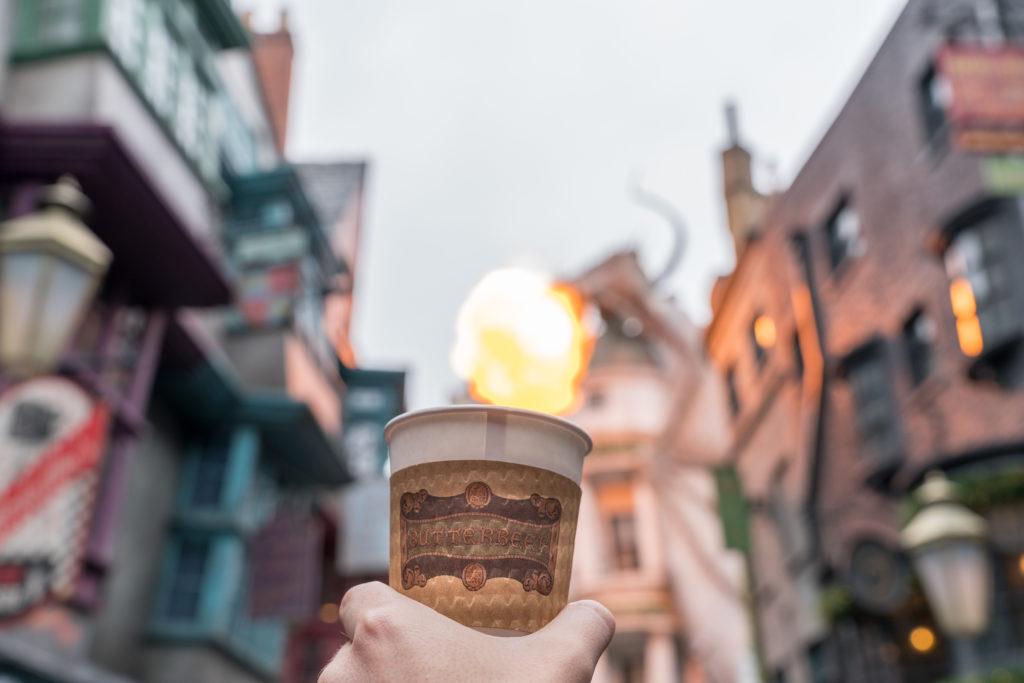 Hot Butterbeer, Diagon Alley