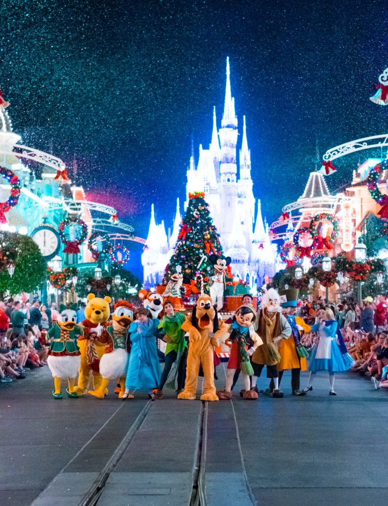 Monsters Inc. Laugh Floor Holiday Overlay at Mickey's Very Merry Christmas  Party