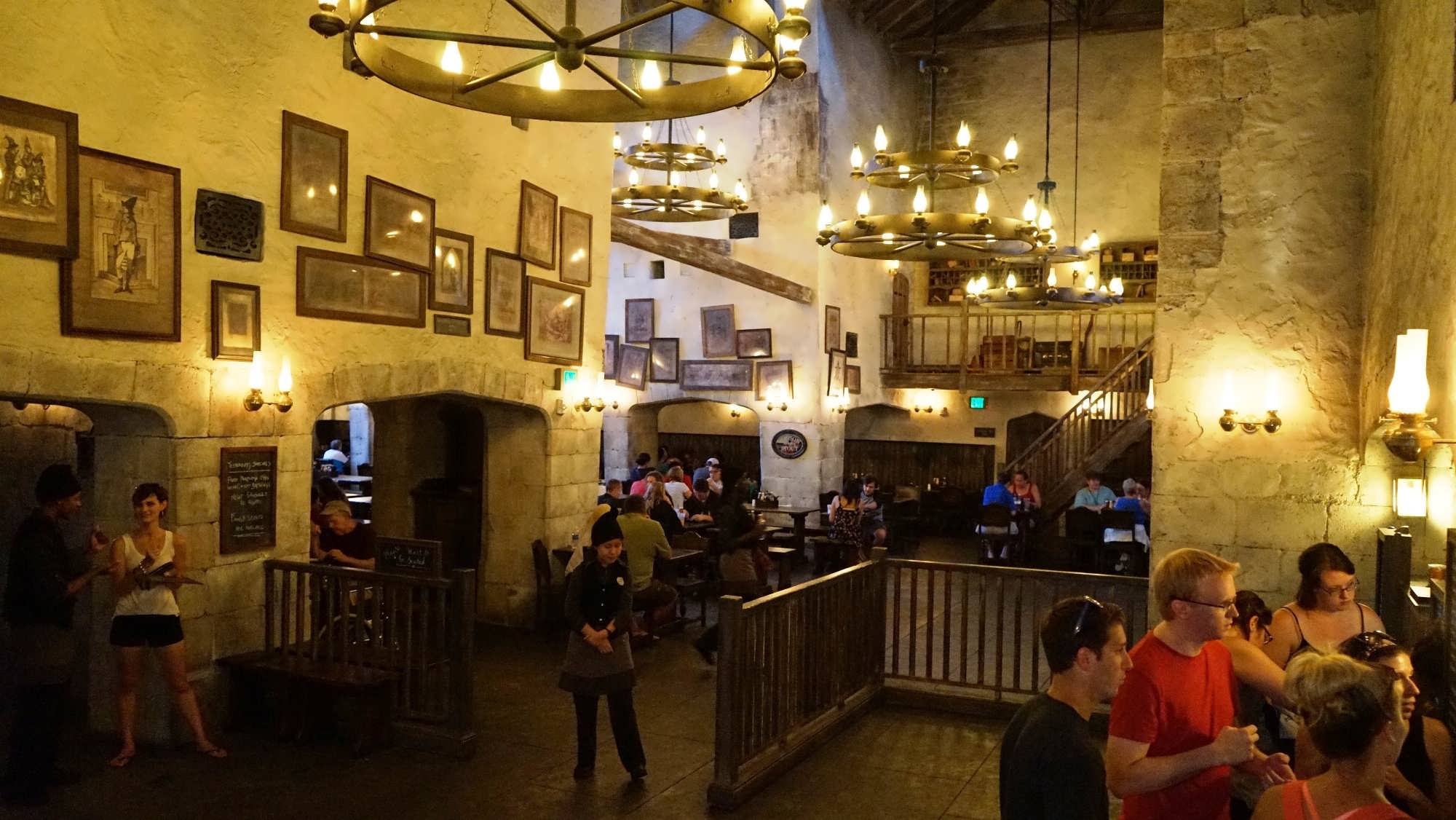 Interior of the Leaky Cauldron at Universal Studios Florida