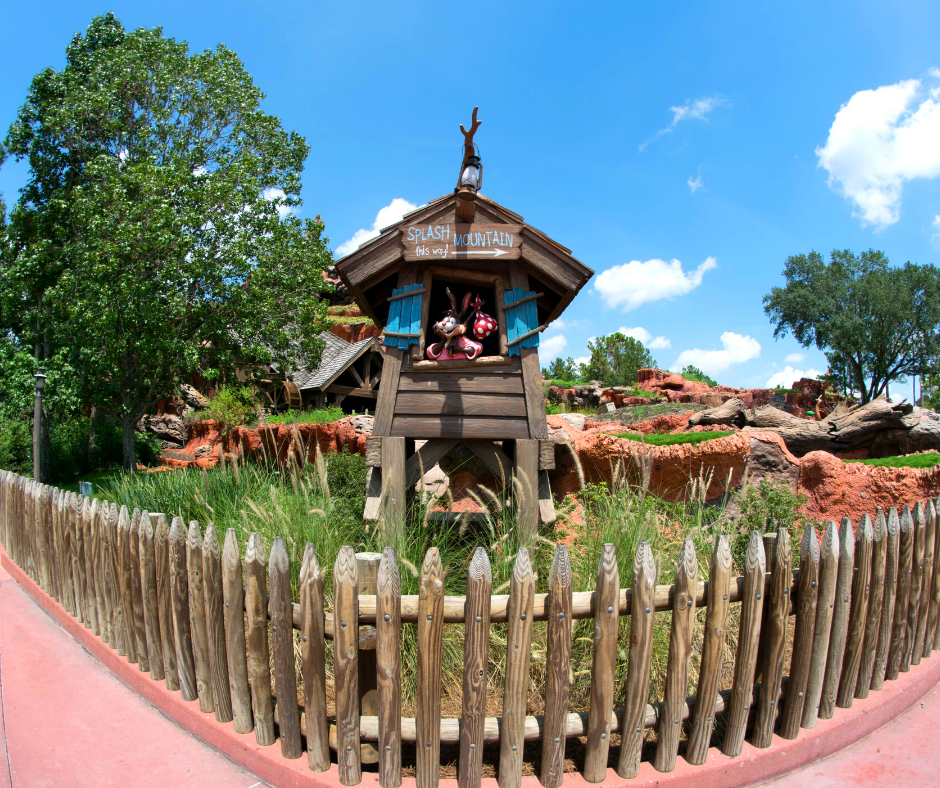 log flume ride in magic kingdom