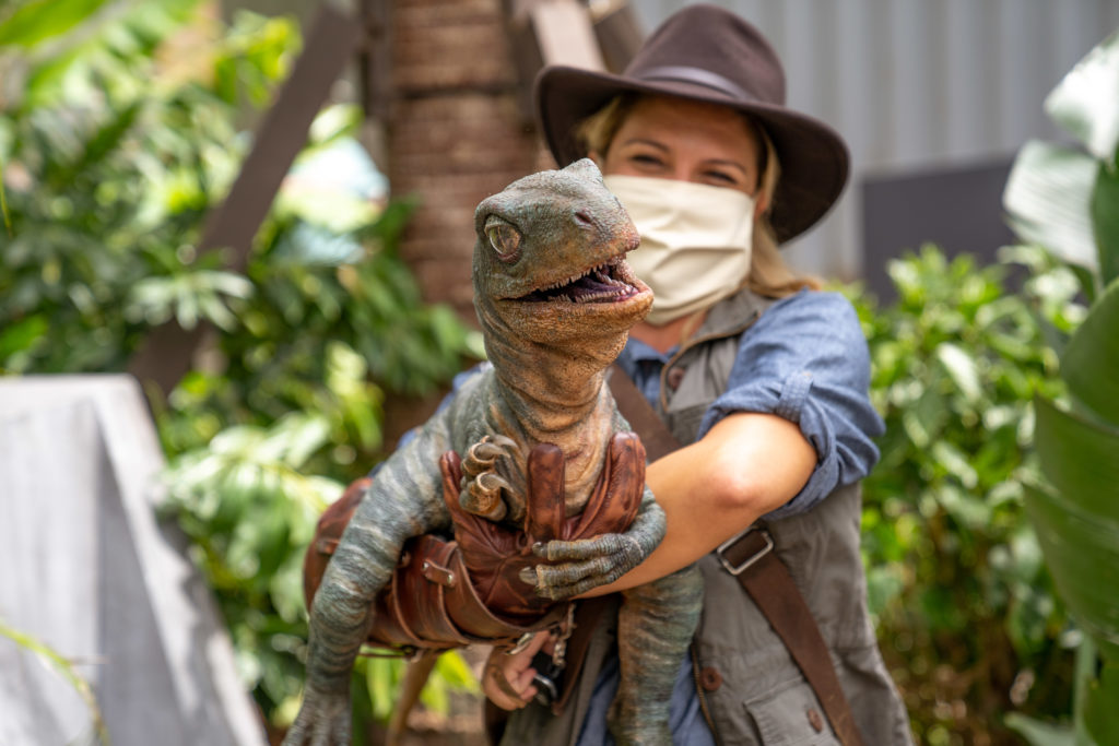 Sierra the velociraptor at Universal's Islands of Adventure