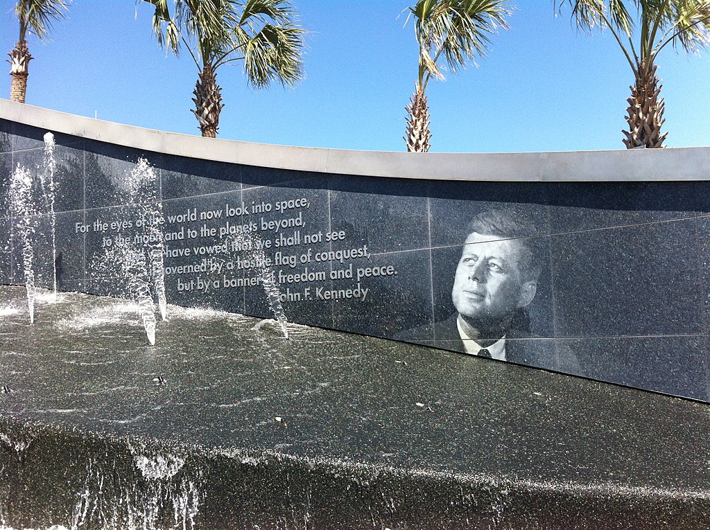 The Kennedy Fountain at the Kennedy Space Center