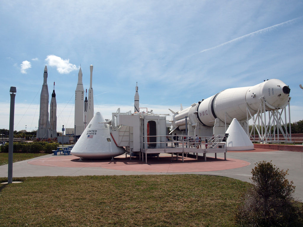 The Rocket Garden at the Kennedy Space Center