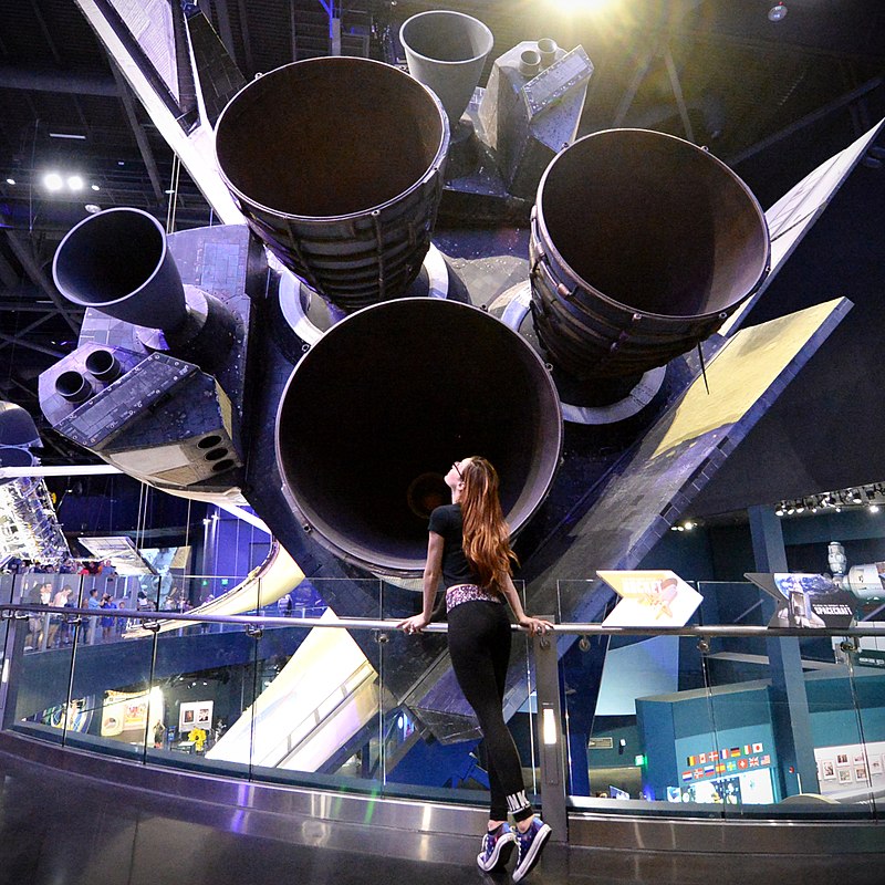 Space shuttle Atlantis at the Kennedy Space Center