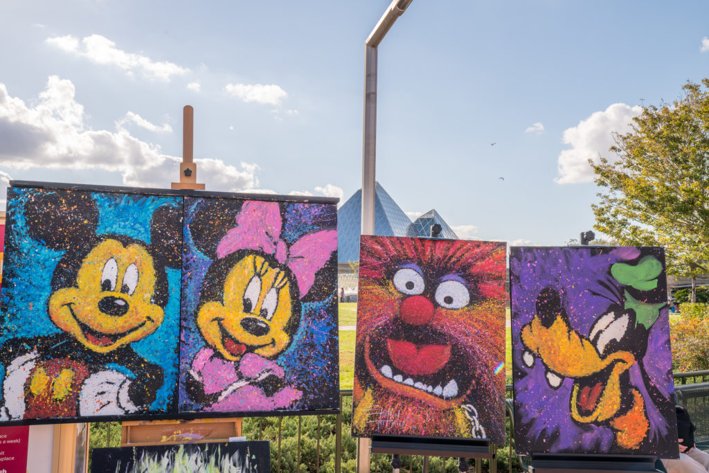 Paint by Number Mural: An EPCOT Festival of the Arts Favorite Returns