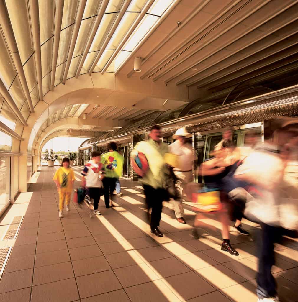 Passengers at Orlando International Airport