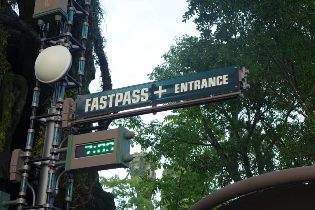 A FastPass+ entrance at Walt Disney World