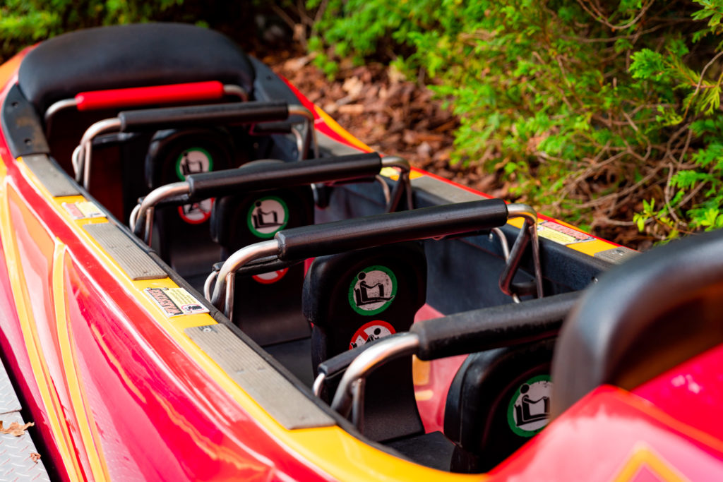 Dudley Do-Right's Ripsaw Falls test seat