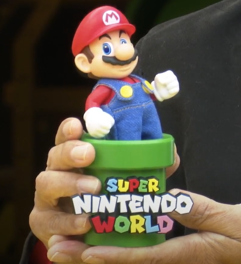 Tokotoko Mario moves very convincingly at Super Nintendo World