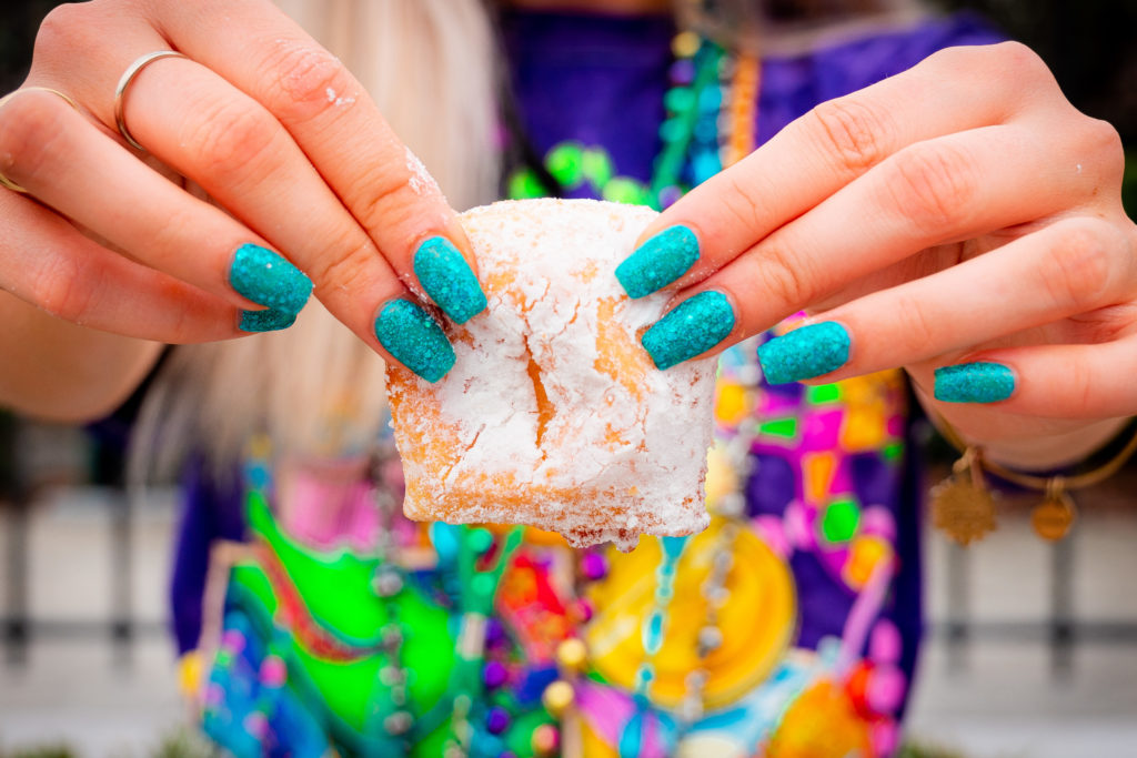 Beignets at Mardi Gras 2021