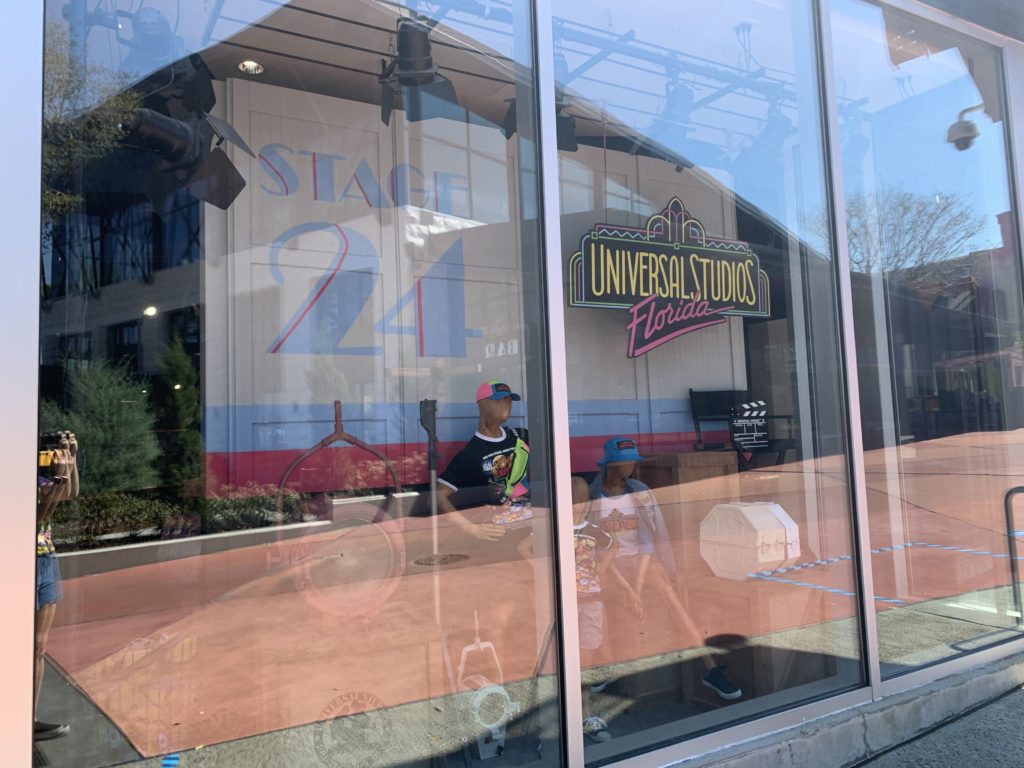 New retro theming and merch at the old Universal Studios Store at CityWalk