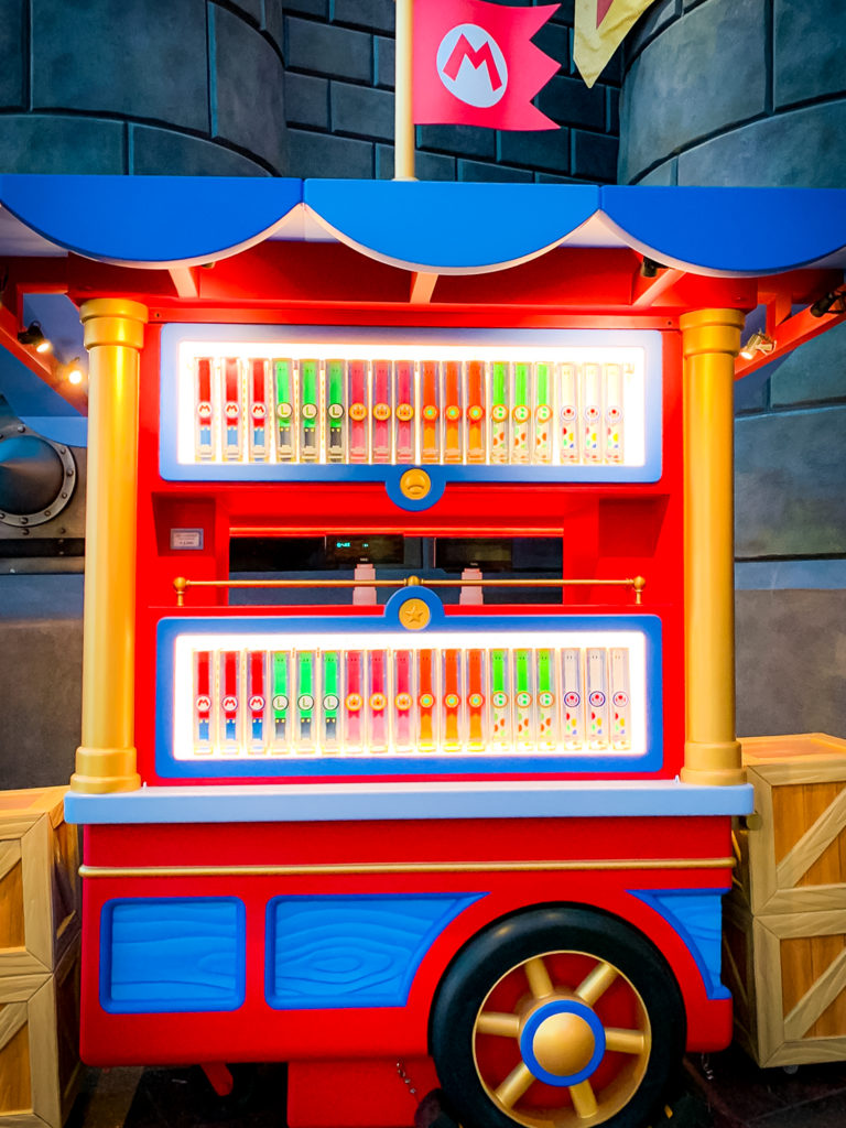 Power Up Band cart at Super Nintendo World