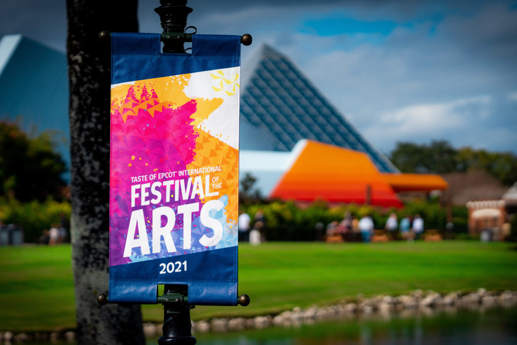 Taste of Epcot International Festival of the Arts 2021 banner