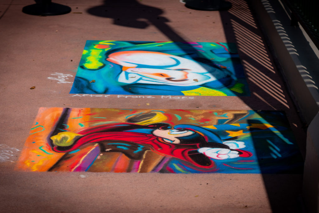 Taste of EPCOT International Festival of the Arts 2021 chalk art