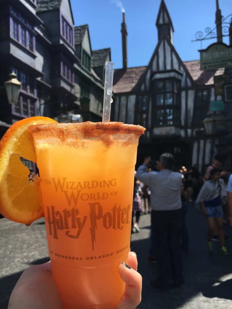 Otter's Fizzy Orange Juice at The Hopping Pot in Diagon Alley