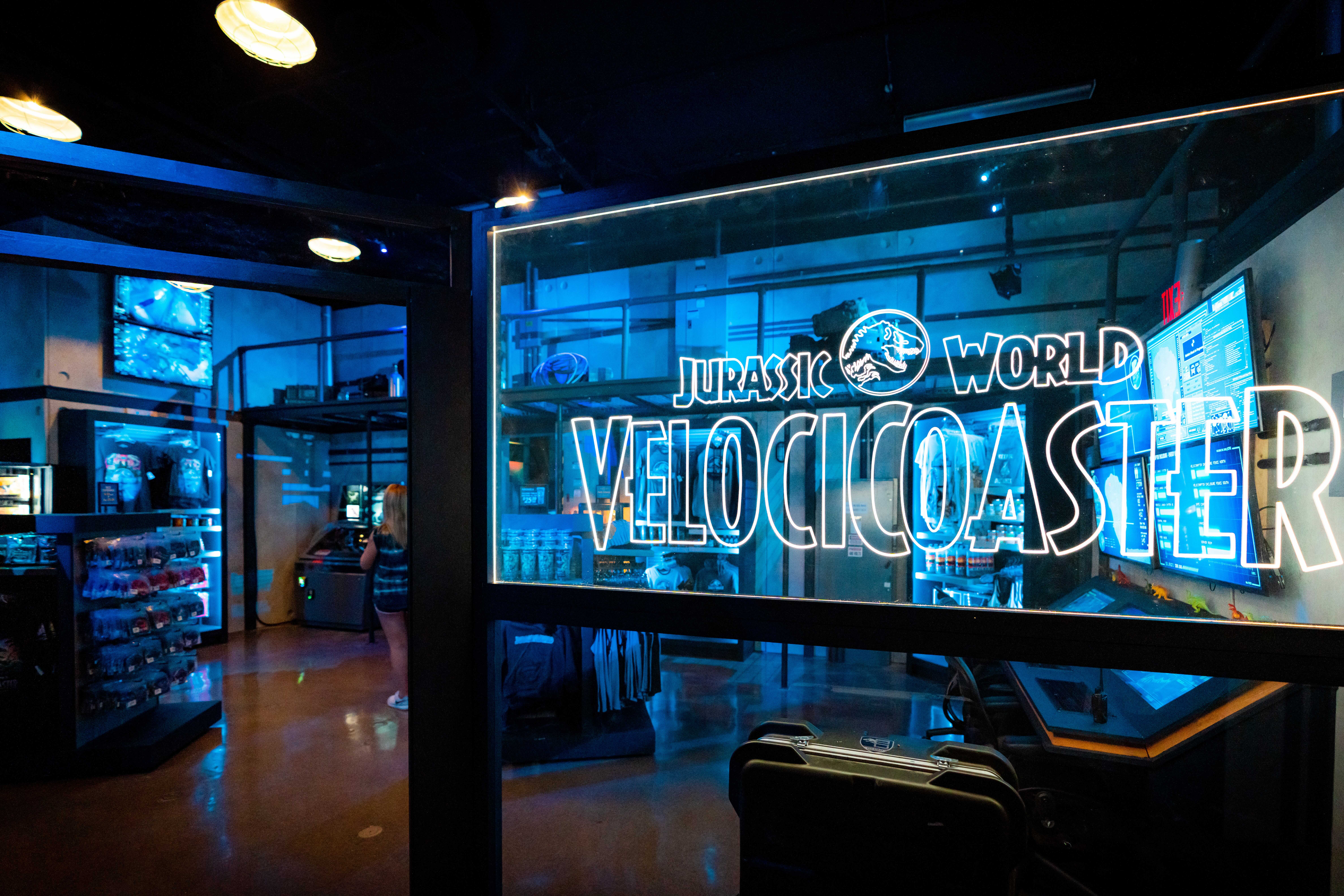 The Control Room in the Jurassic World Tribute Store