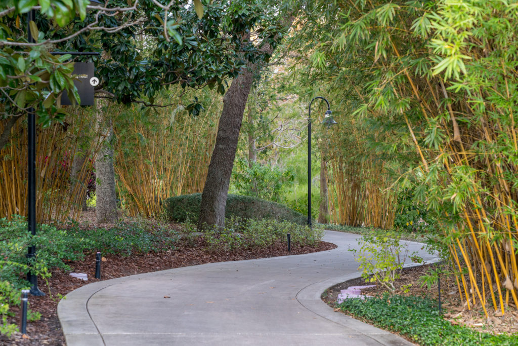 Enjoy your adult beverage and head to Universal CityWalk on the shady Garden Walkway. 