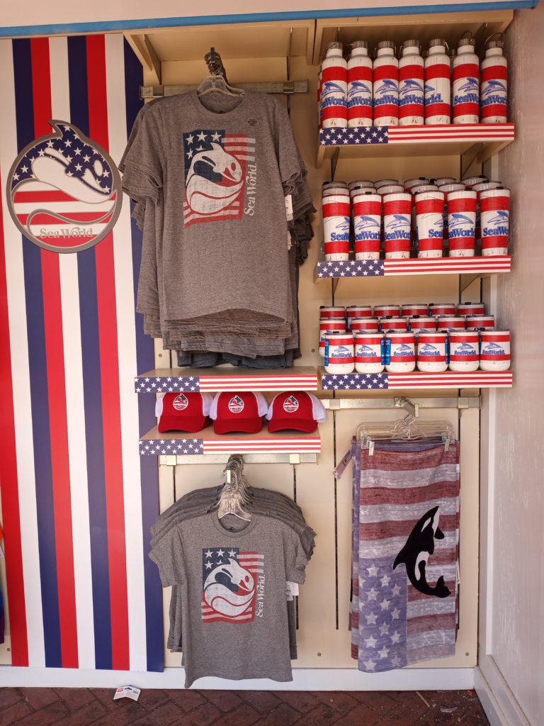 America merch at SeaWorld Orlando