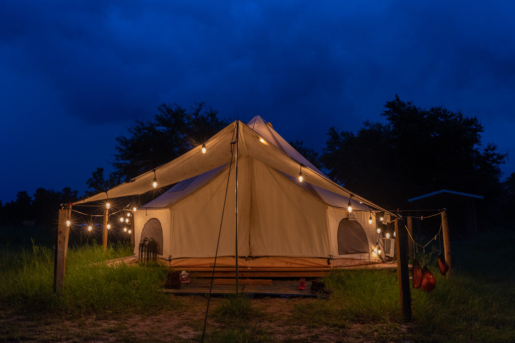 Glamping at Lake Luisa State Park