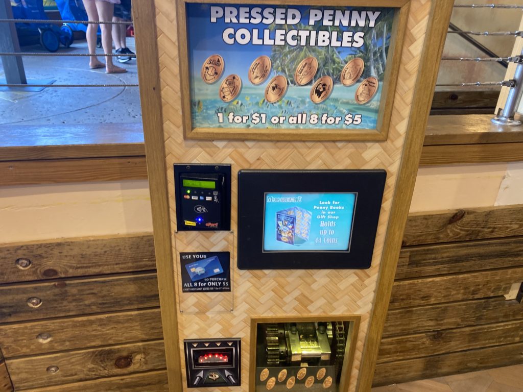 Pressed pennies at Universal Orlando Resort