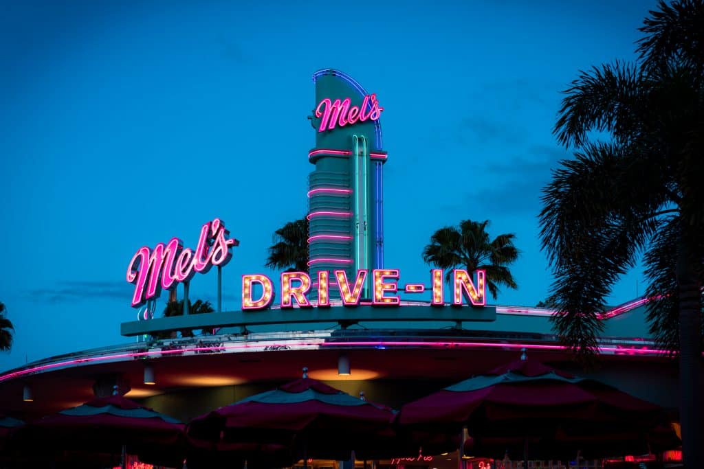 Mel's Drive-In Roof Signage