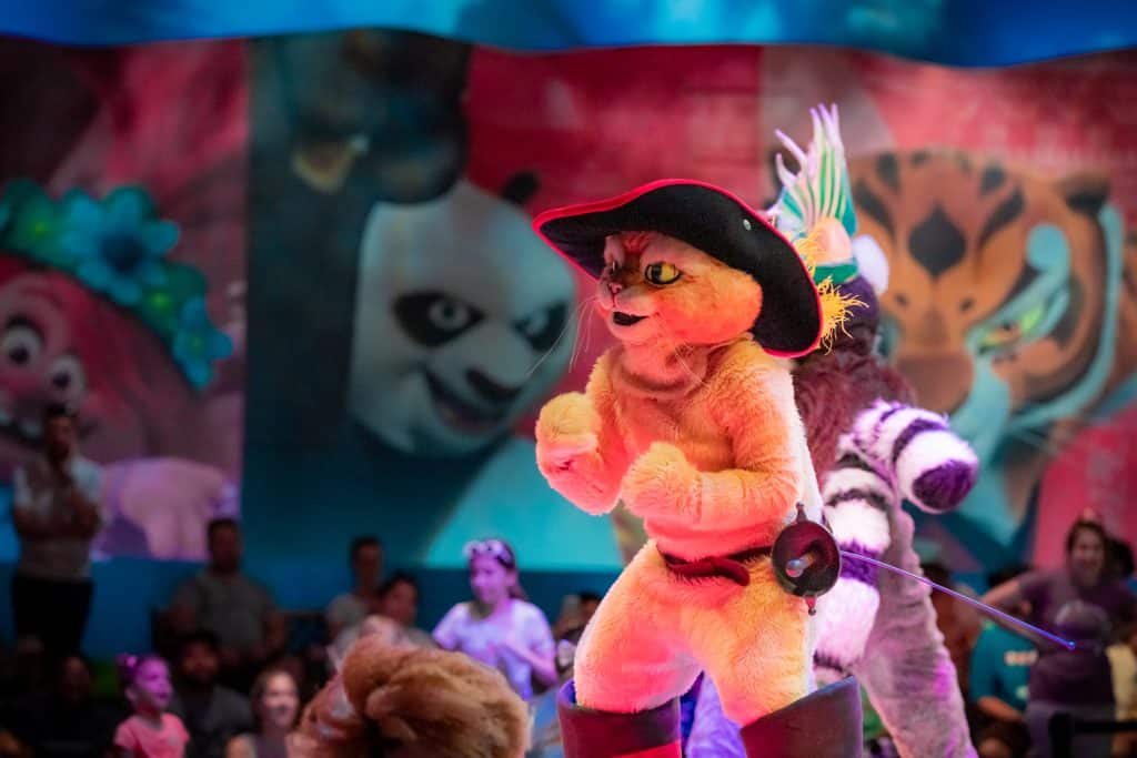 Puss in Boots at DreamWorks Destination