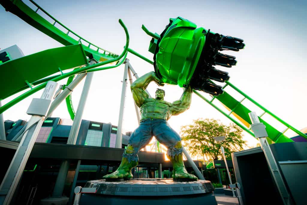 The Incredible Hulk Coaster Entrance