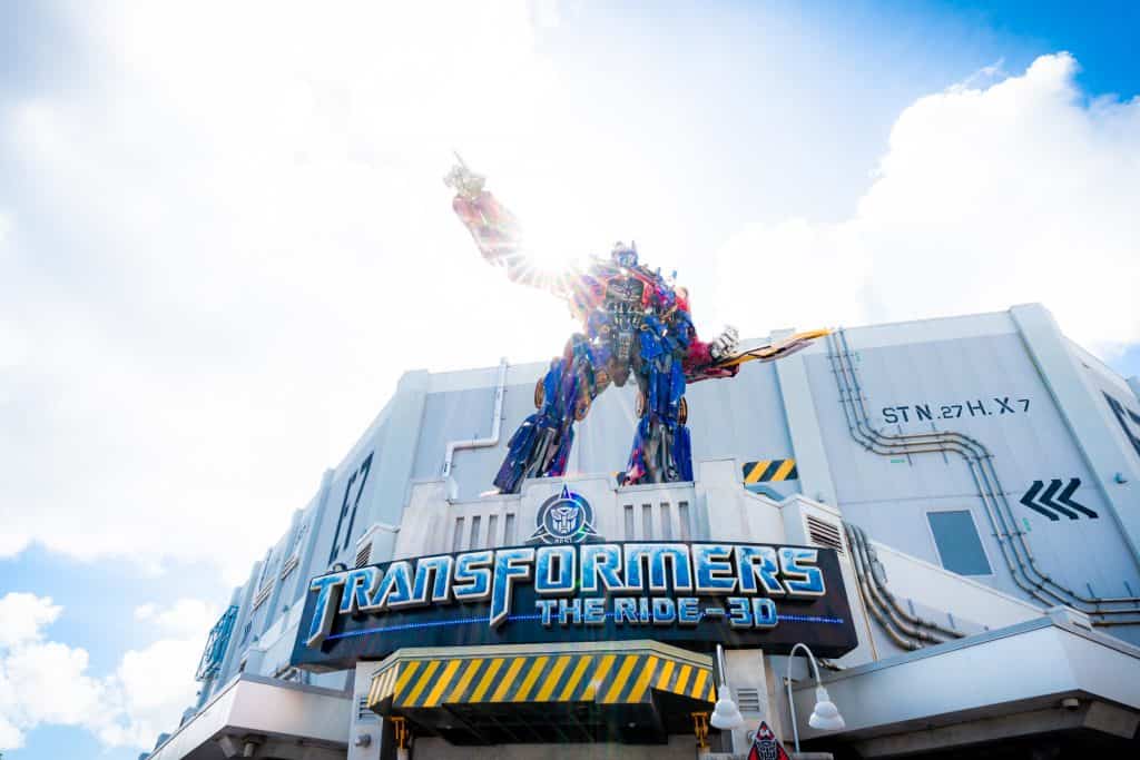 Transformers 3d deals ride drops