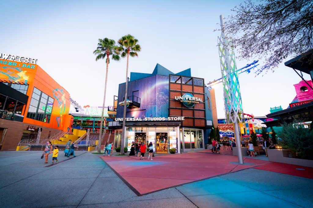 Universal Studios Store exterior in CityWalk