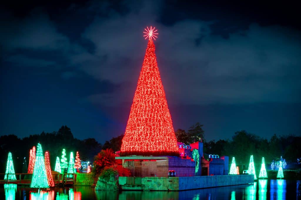 Sea of Trees at SeaWorld Orlando Christmas Celebration