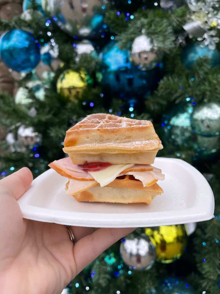 SeaWorld Christmas Celebration Monte Cristo Waffle