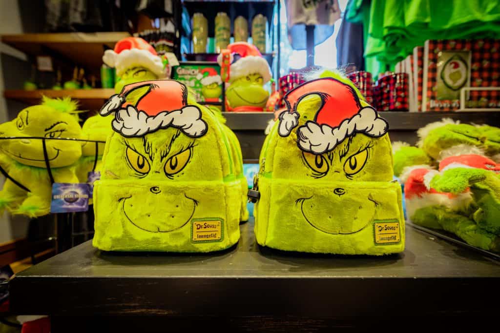 The Grinch Merchandise at Islands of Adventure Trading Company
