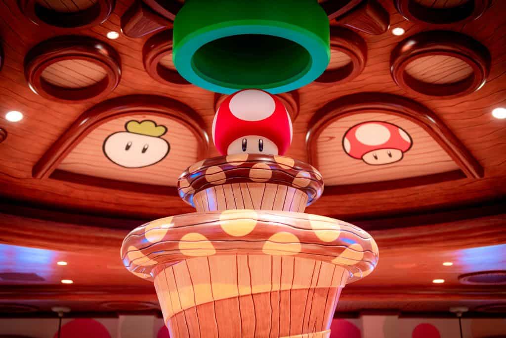 Toadstool Cafe in Super Nintendo World at Universal Studios Hollywood